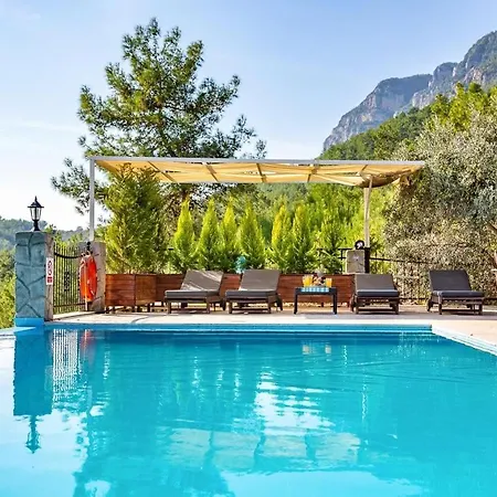 Infinity Pool Panoramic View In Akyaka - Ula Villa